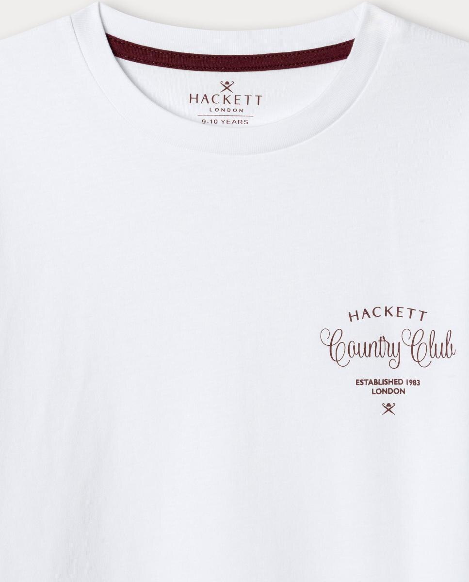 T-shirt de Manga Curta com Logótipo Branco-3