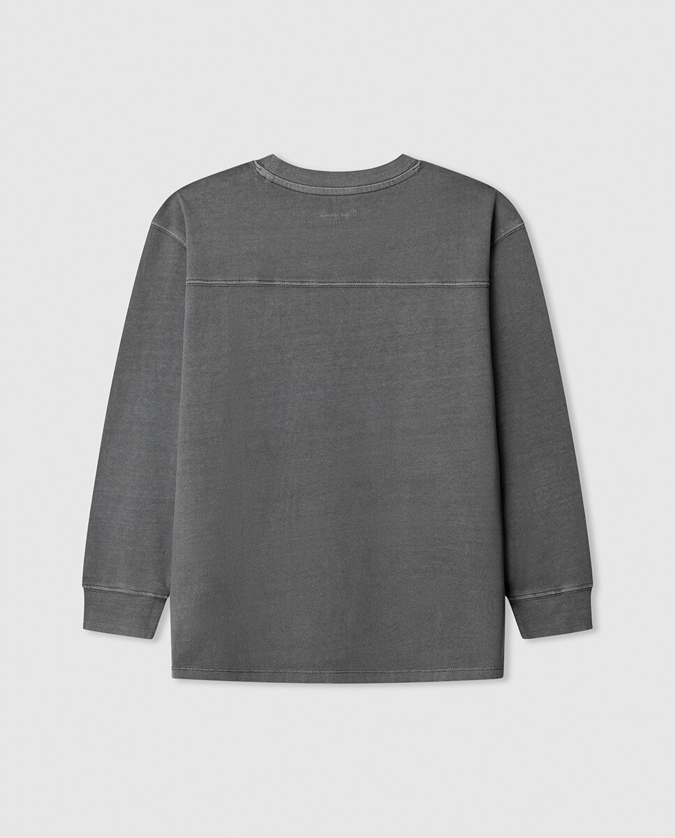 Camisola de Manga Comprida Telmo Cinzento-escuro-2