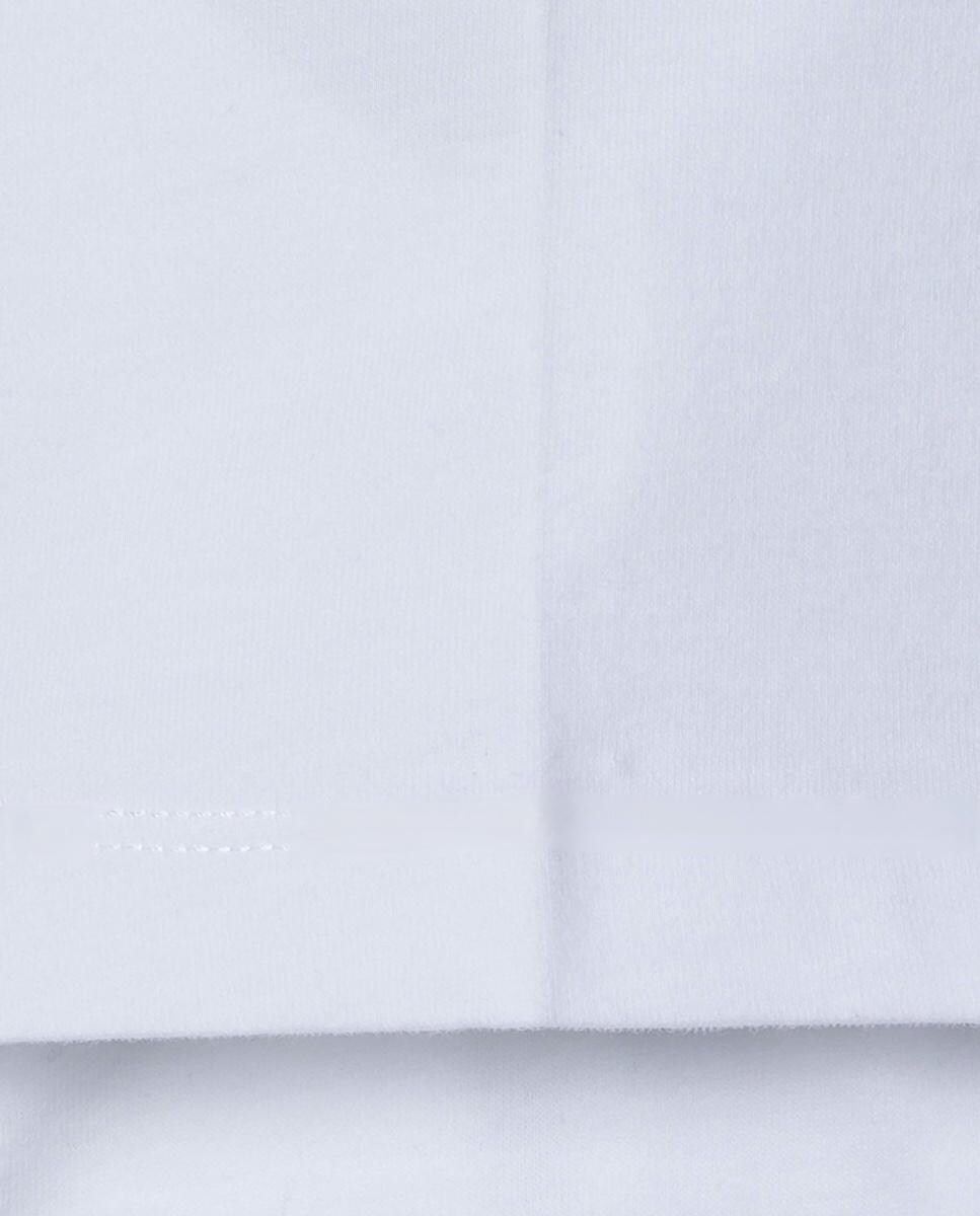 T-shirt com Ilustração Branco-4