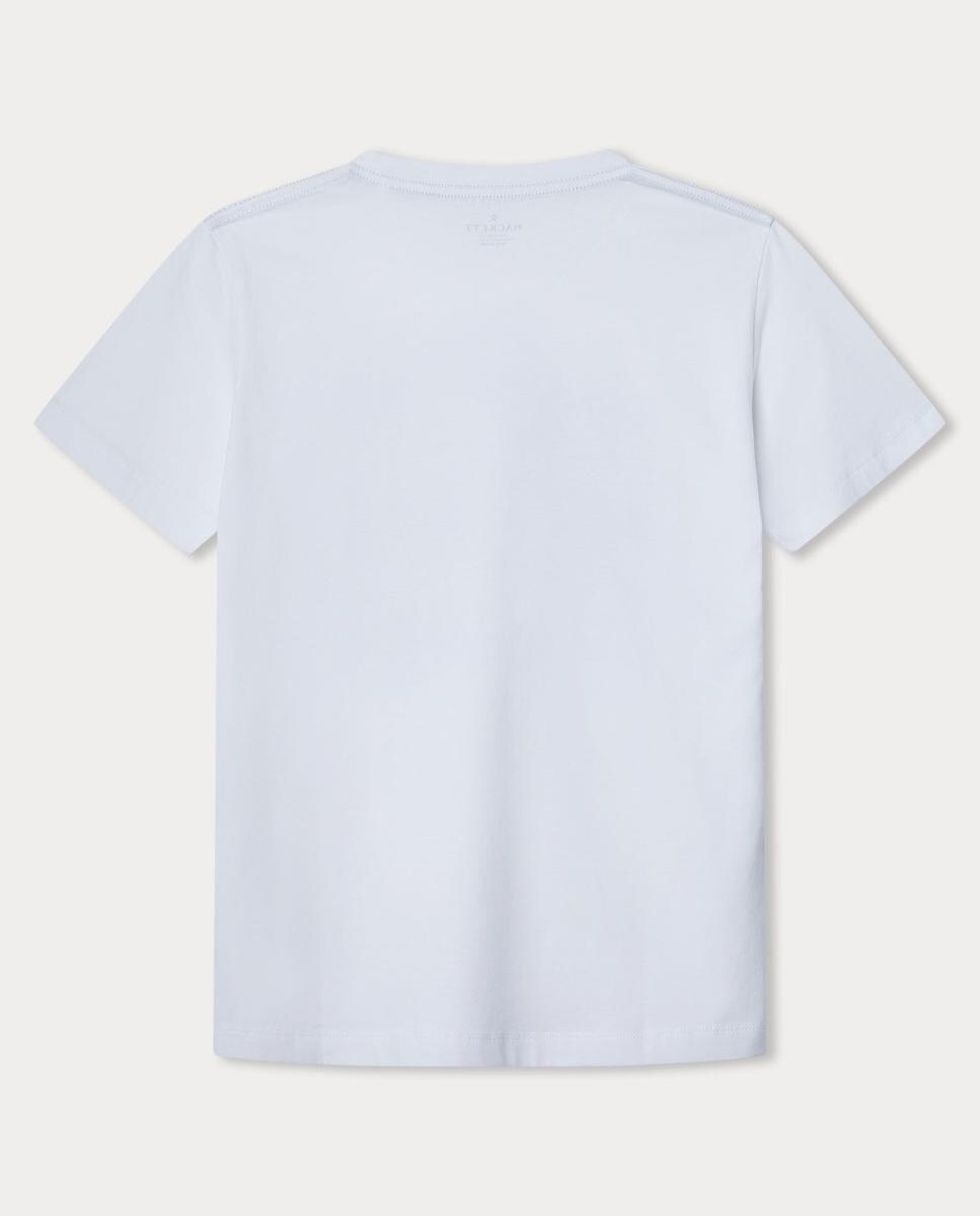 T-shirt Wavy Logo Branco-2