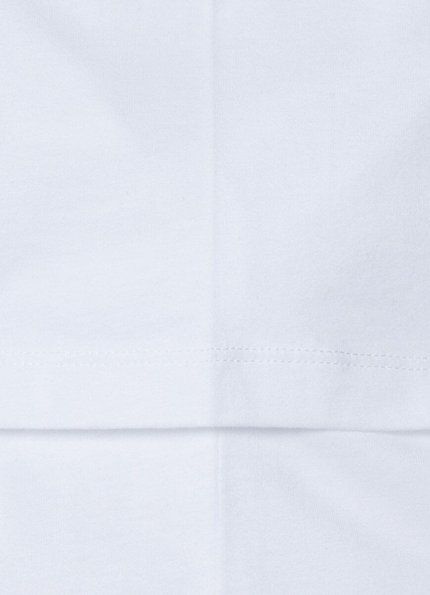 T-shirt Wavy Logo Branco-4