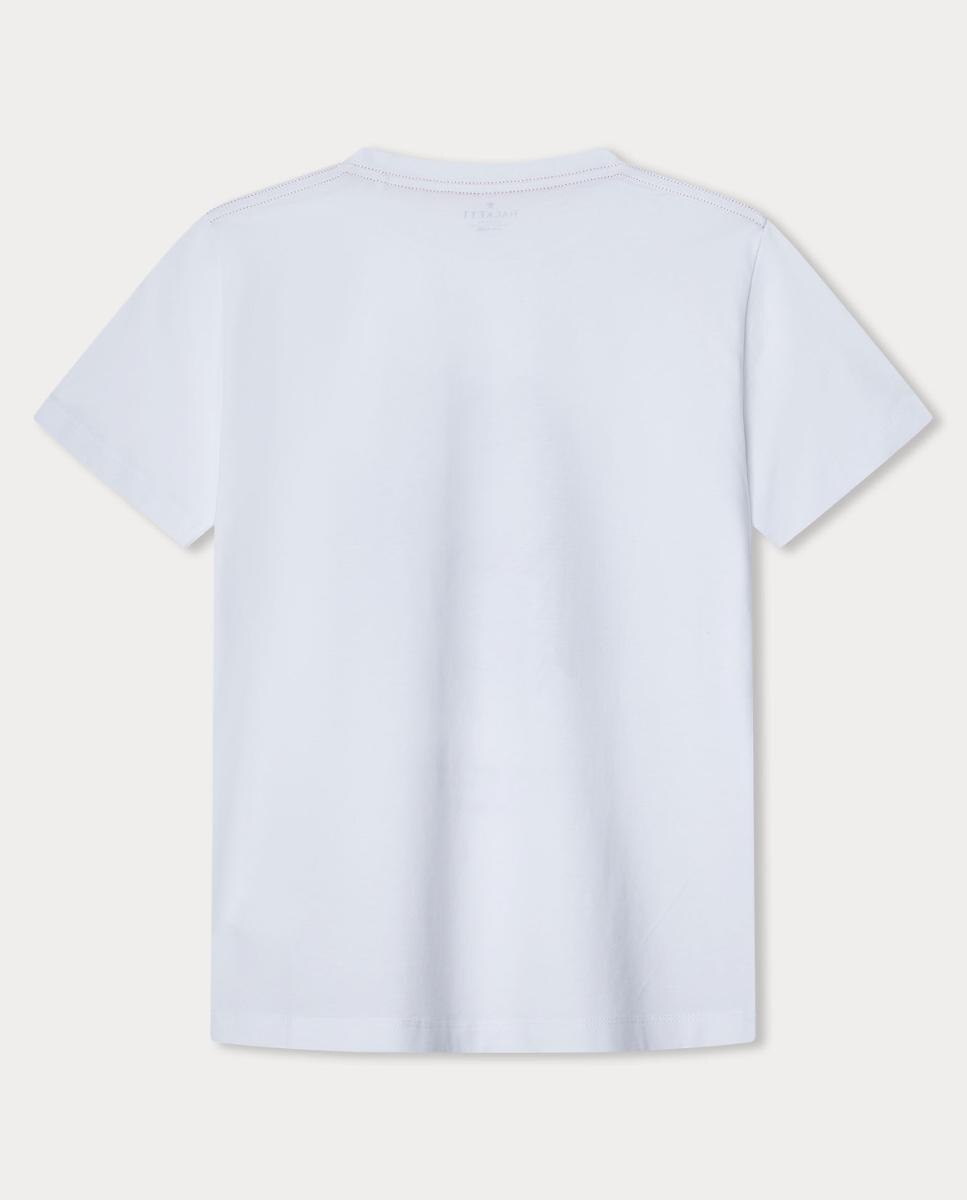 T-shirt com Ilustração Branco-2