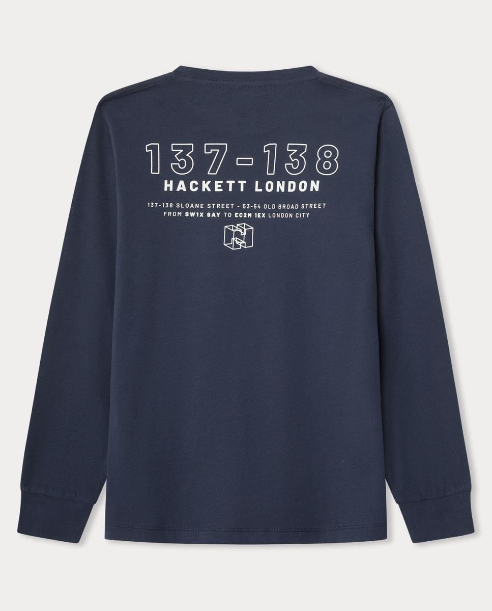 Camisola com manga comprida Azul-marinho-2