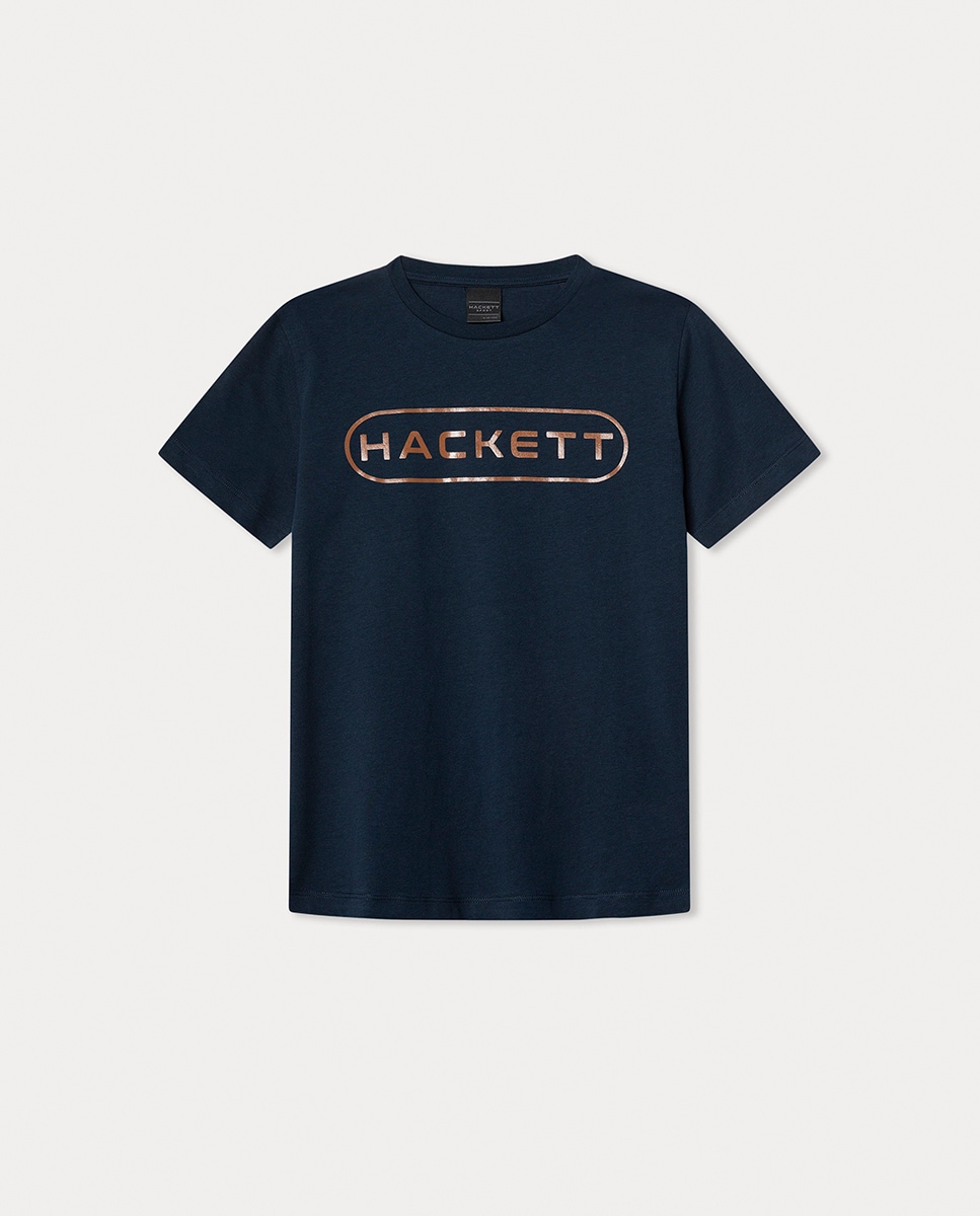 T-shirt com Logótipo Azul-marinho-1