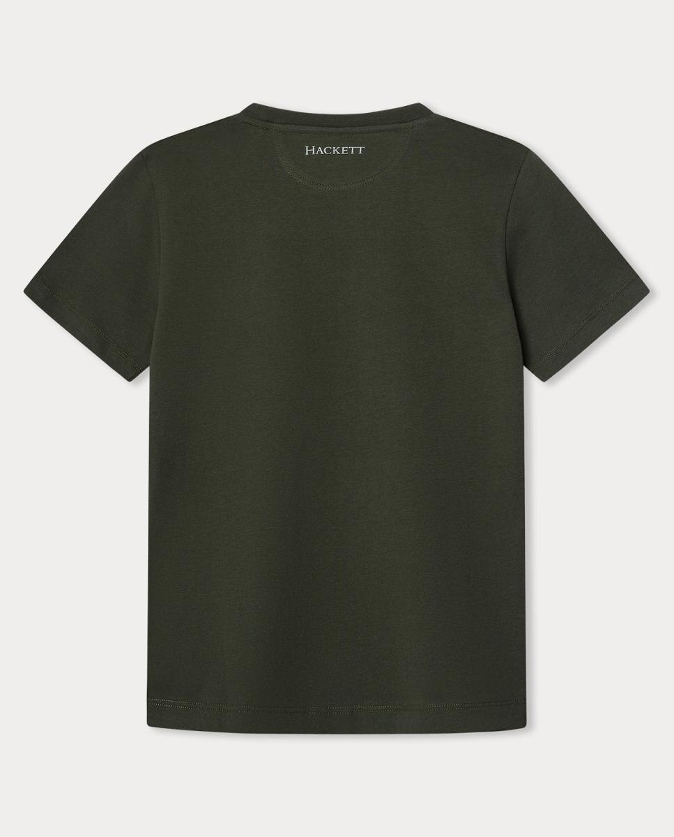 T-shirt Heritage Rally Pocket Hackett Verde-escuro-2