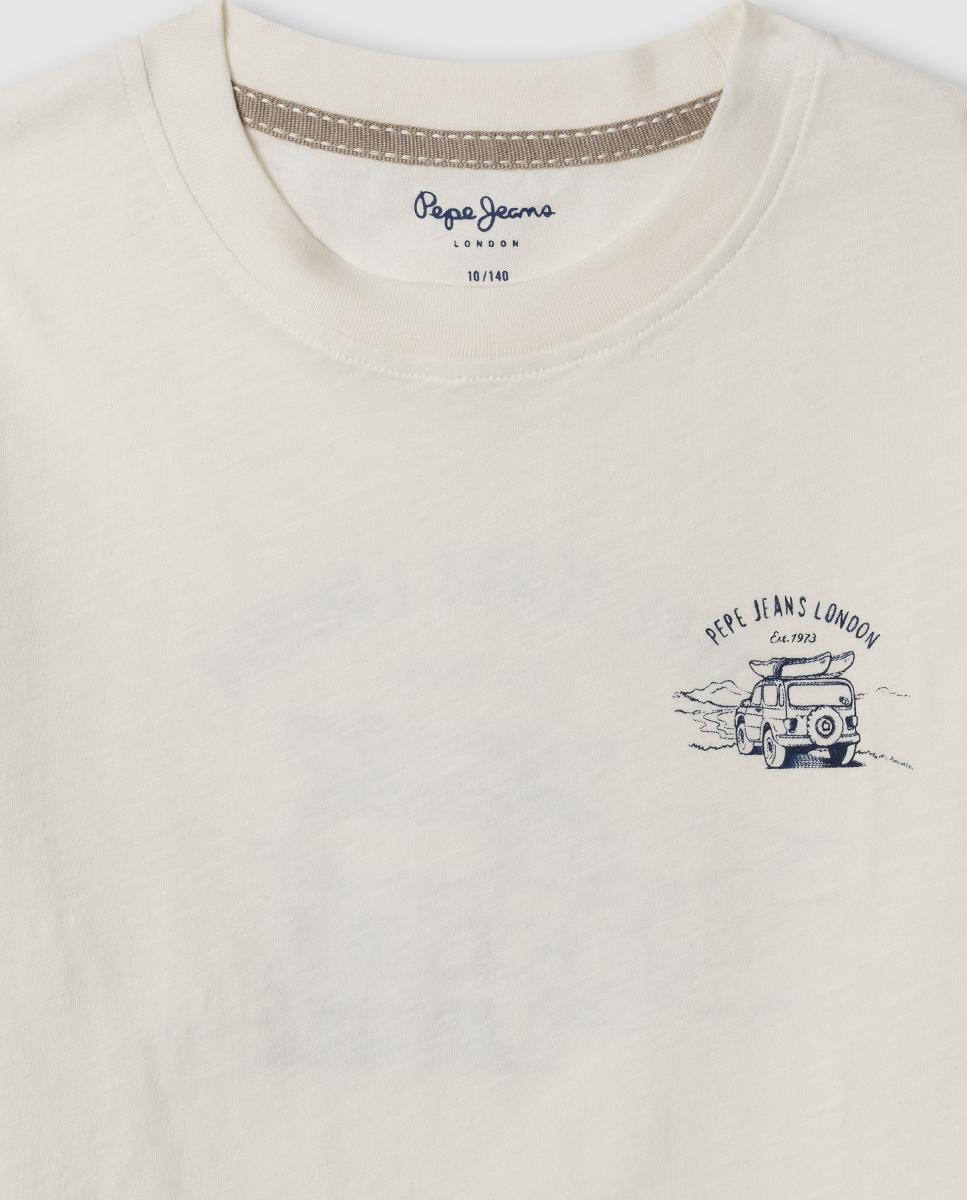 Camiseta Sherlock de niño - Pepe Jeans - Crudo Crudo-3