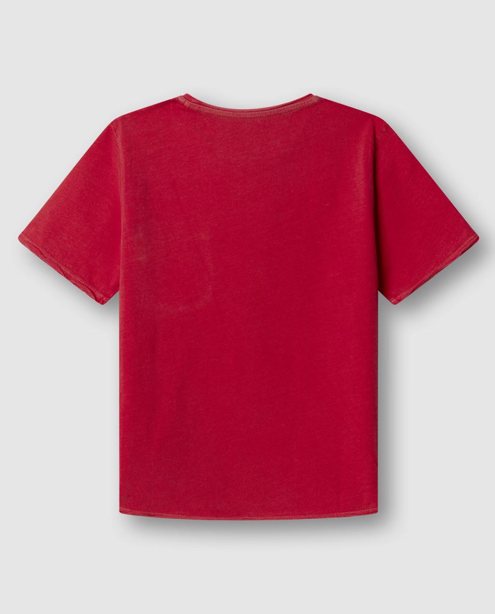 Camiseta Elijah de niño - Pepe Jeans - Rojo Rojo-2