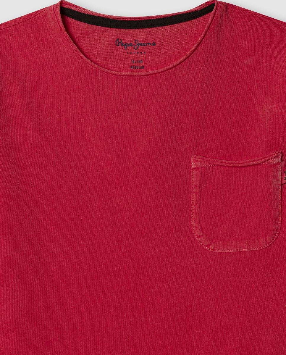 Camiseta Elijah de niño - Pepe Jeans - Rojo Rojo-3