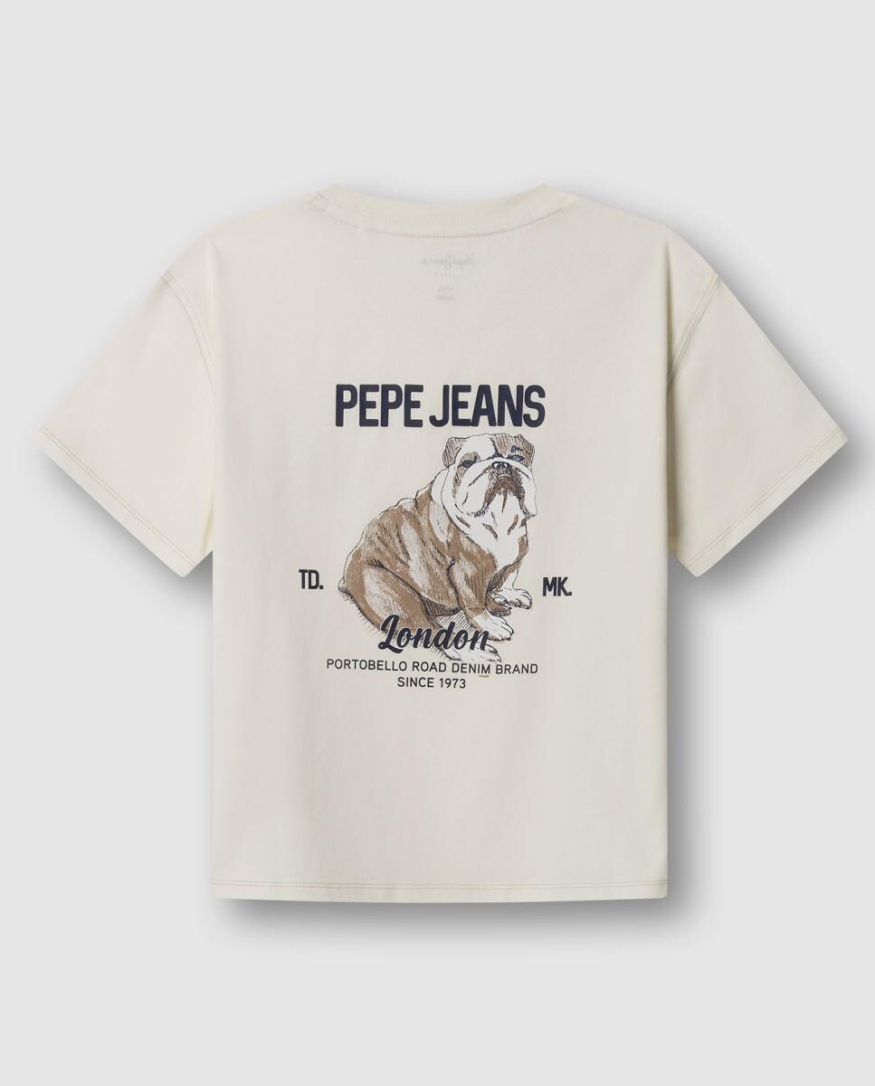 T-shirt Cutbert Creme-2