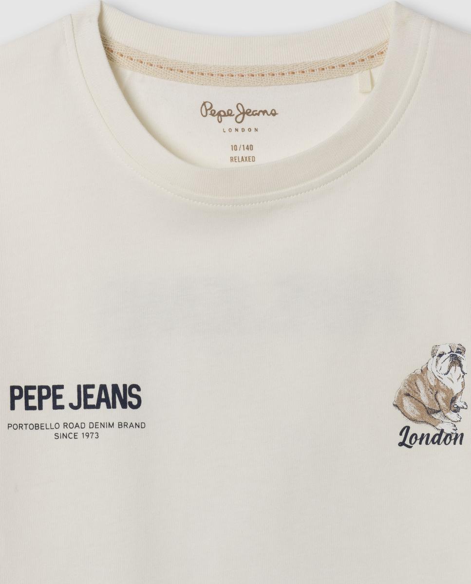 T-shirt Cutbert Creme-3