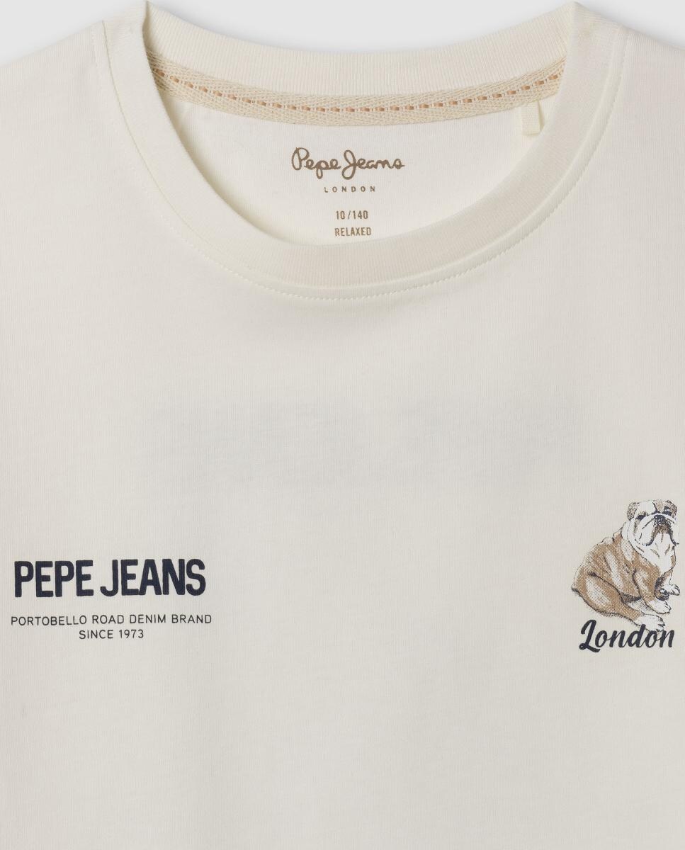 T-shirt Cutbert Creme-3