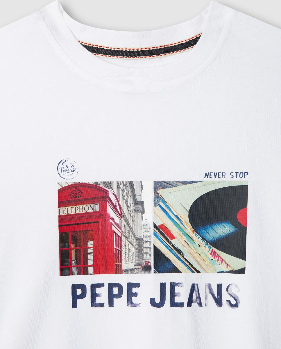 T-shirt Ash Branco-3