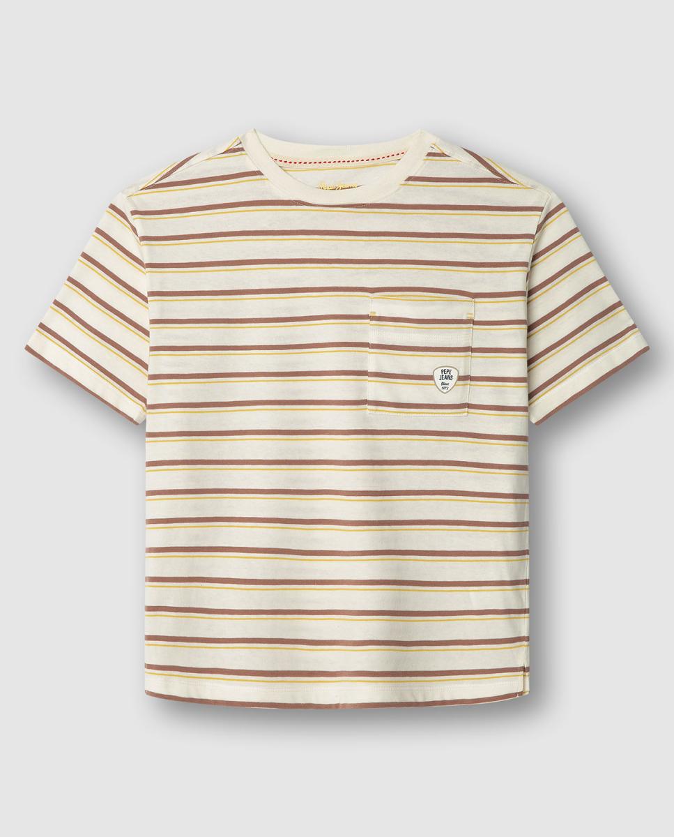 T-shirt às Riscas Arwyn Multicolor-1