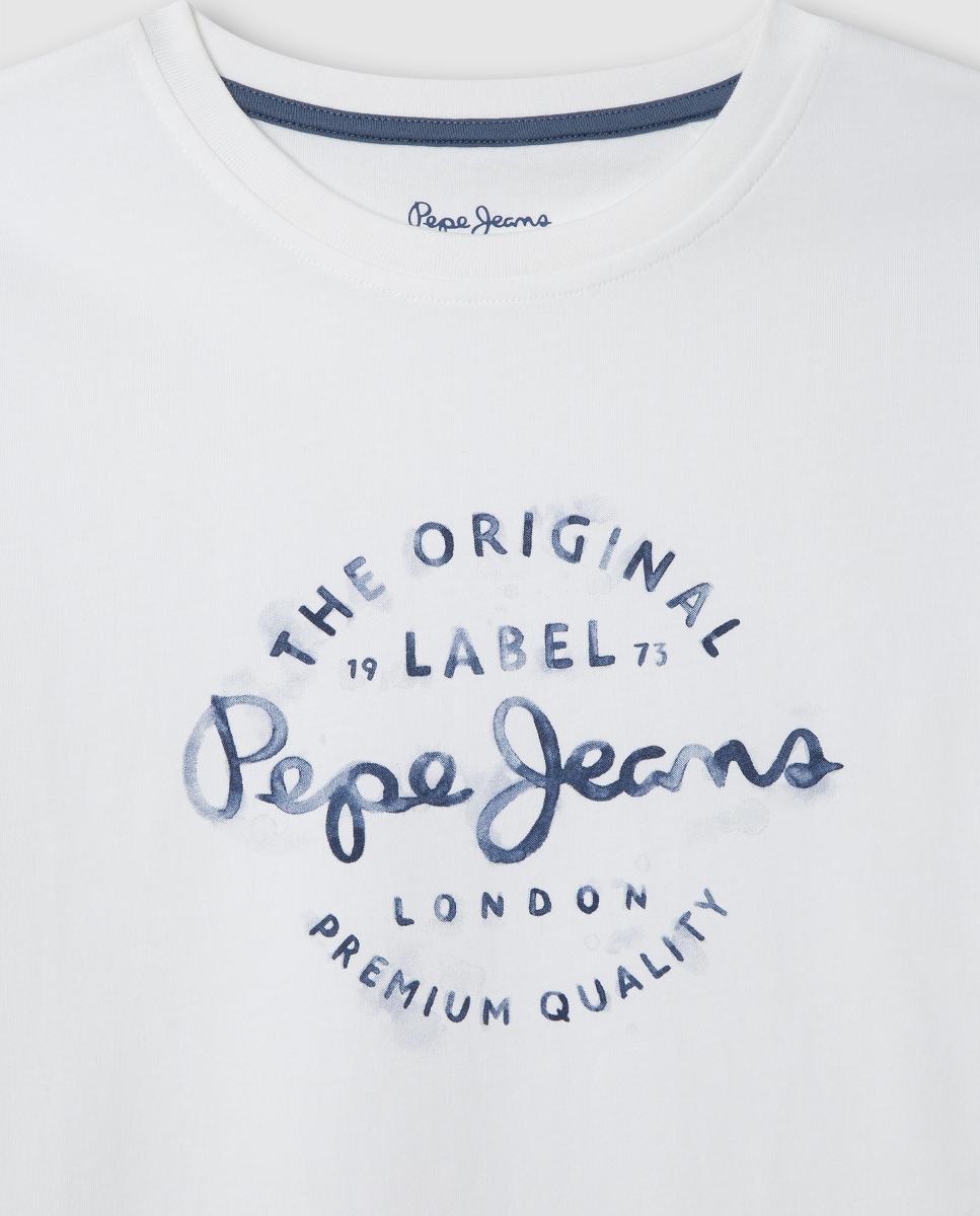 Camiseta Beckett de niño - Pepe Jeans - Blanco Blanco-3