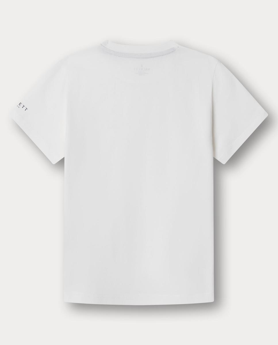 T-shirt Small Logo Hackett Branco-2