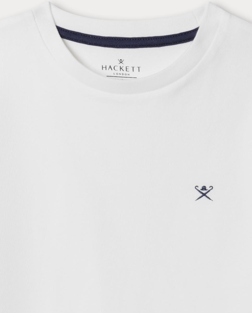 T-shirt Small Logo Hackett Branco-3