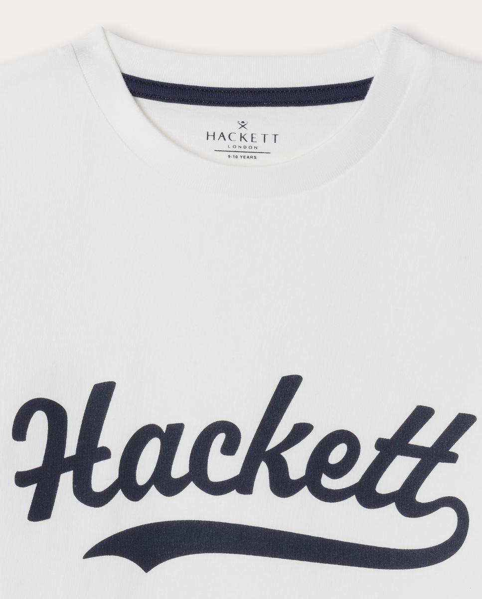 T-shirt Logo Hackett Branco-3