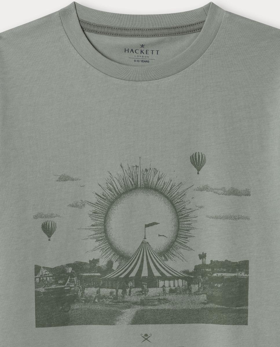T-shirt Festival Wheel Hackett Verde-claro-3