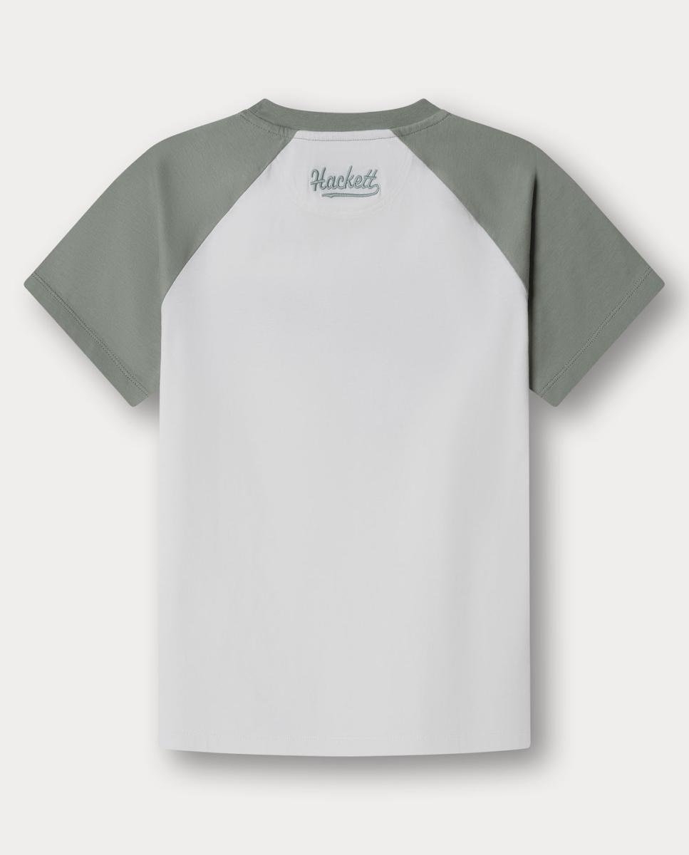 T-shirt London H83 Hackett Branco-2