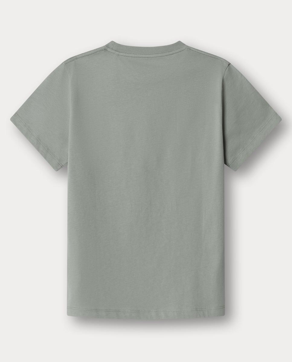 T-shirt Tiger Logo Verde-claro-2