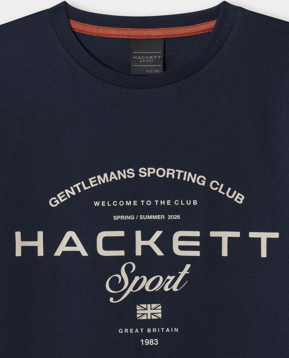 T-shirt Sport Game Hackett Azul-marinho-3
