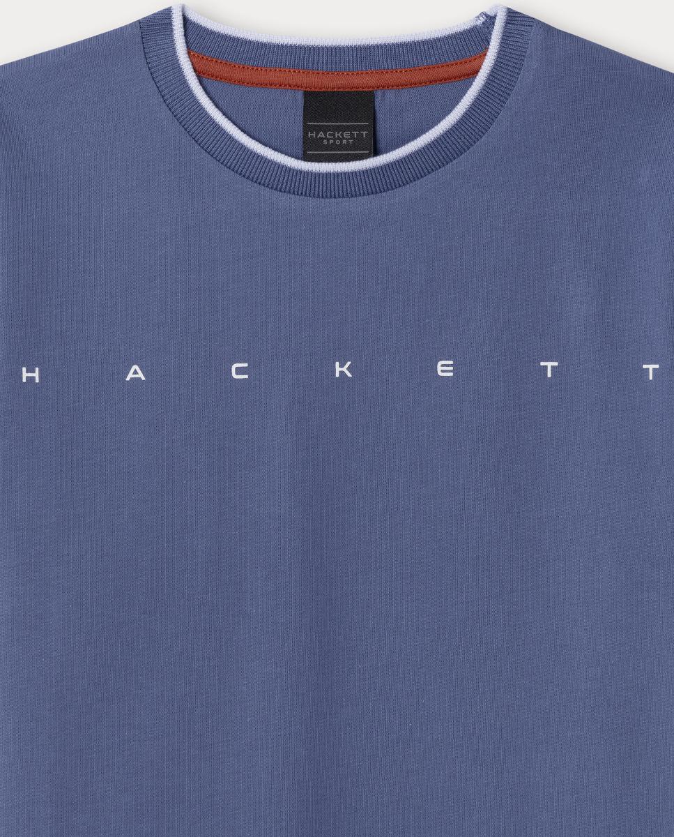 T-shirt Sport Essential Azul-3