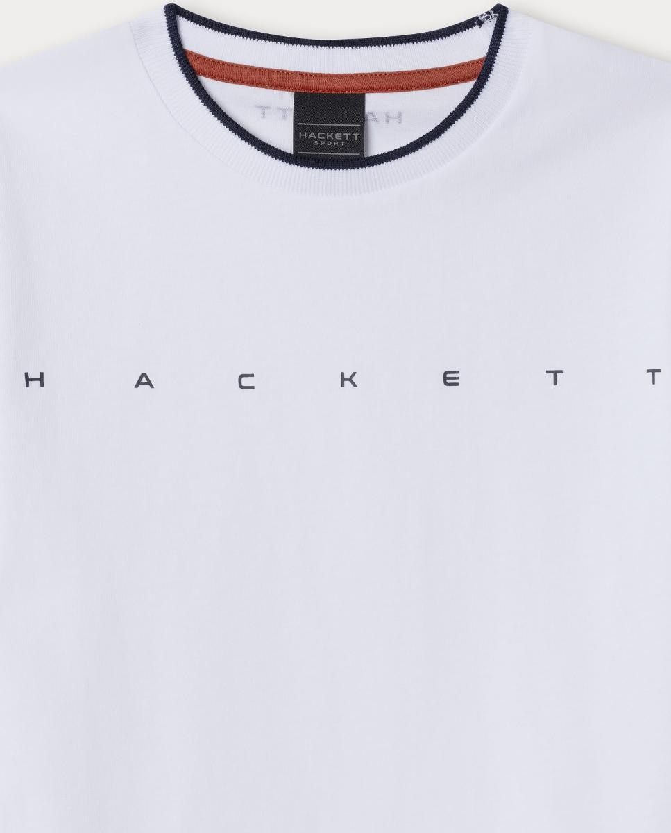 T-shirt Sport Essential Hackett Branco-3
