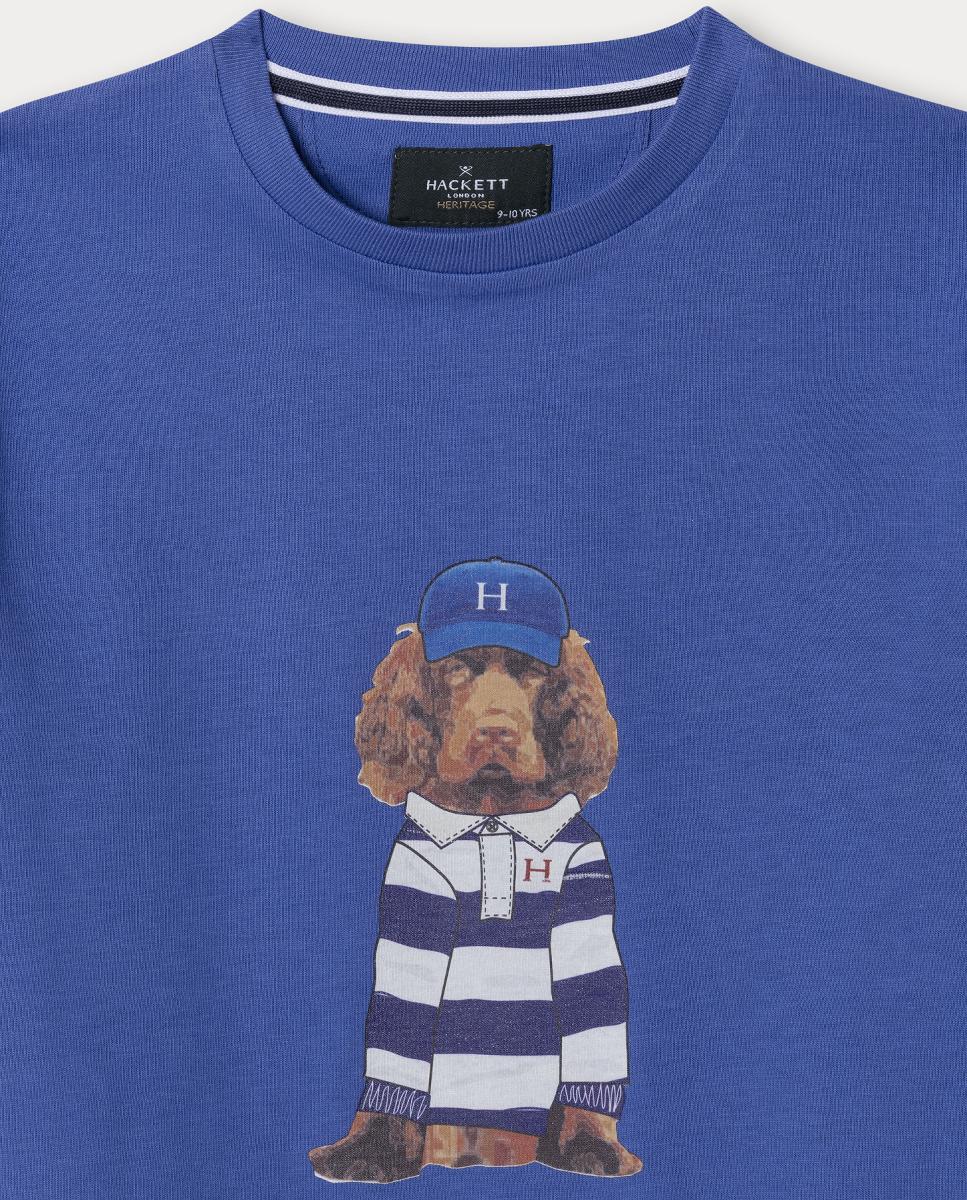 T-shirt Heritage Harry Hackett Azul-3