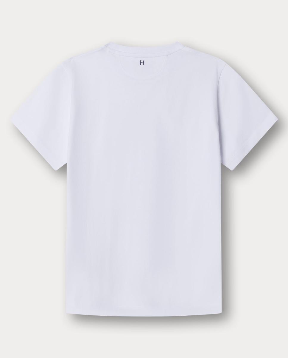T-shirt Heritage Harry Hackett Branco-2