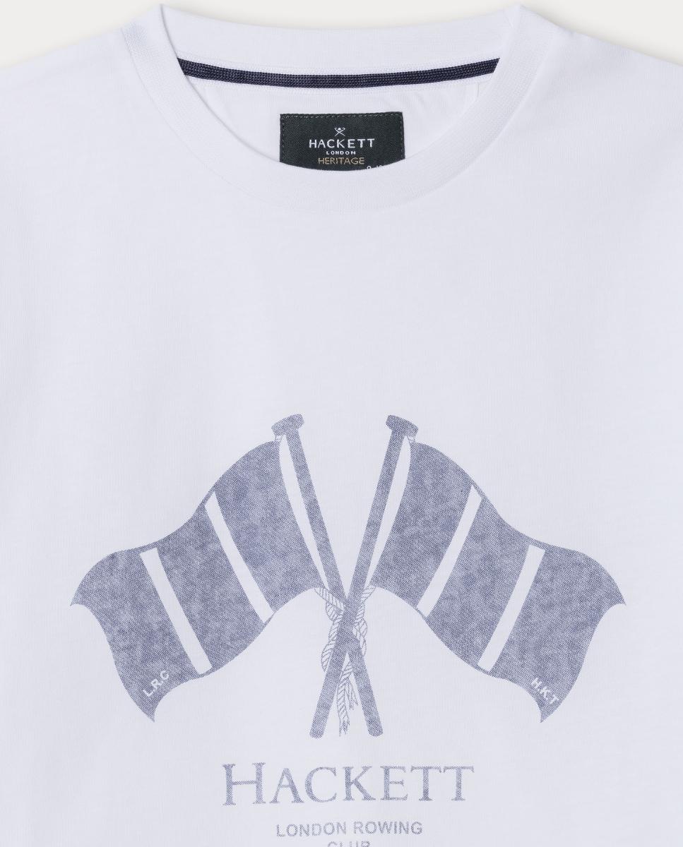 T-shirt Heritage Flag Branco-3