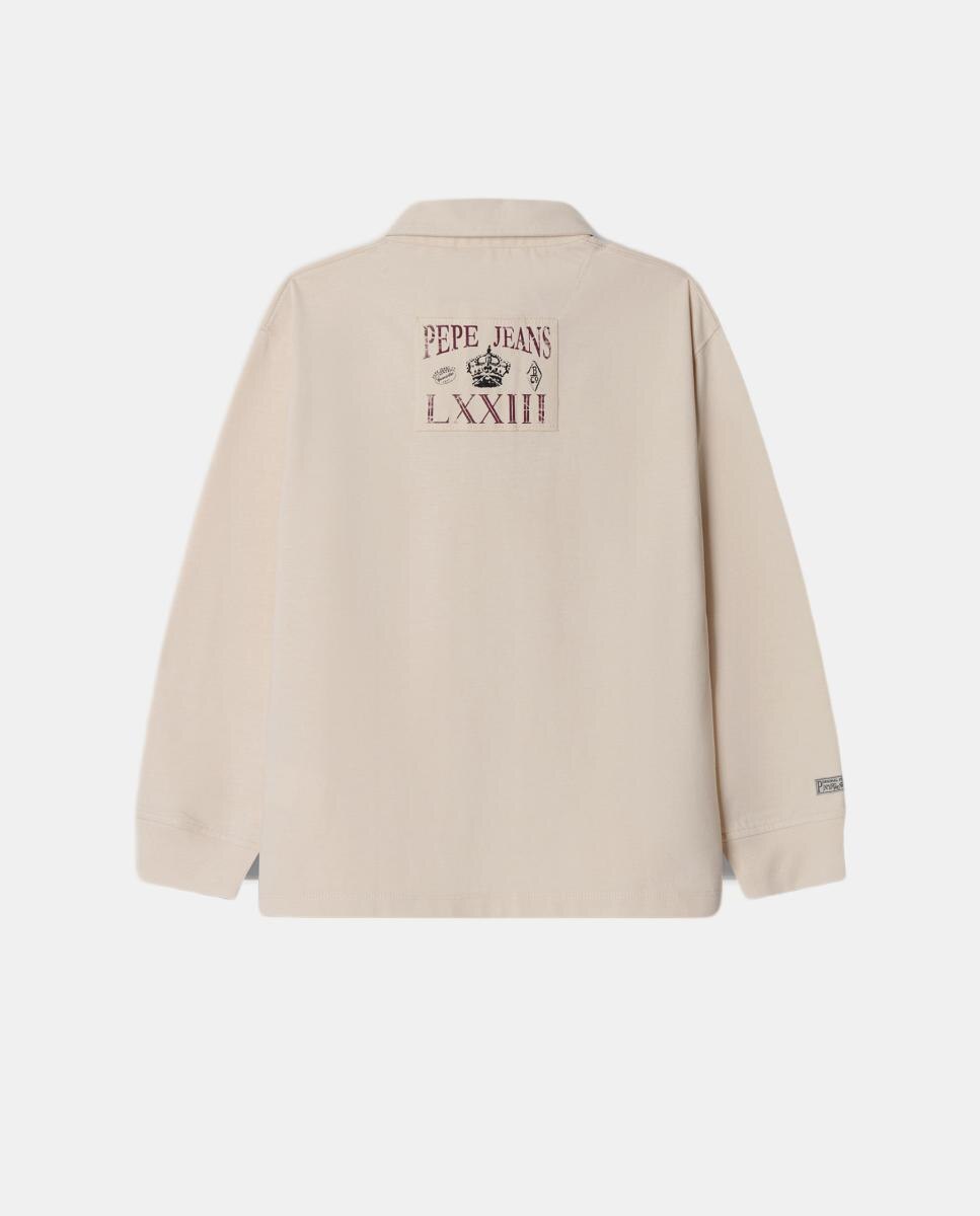 Polo Martin de niño - Pepe Jeans - Crema Crema-2