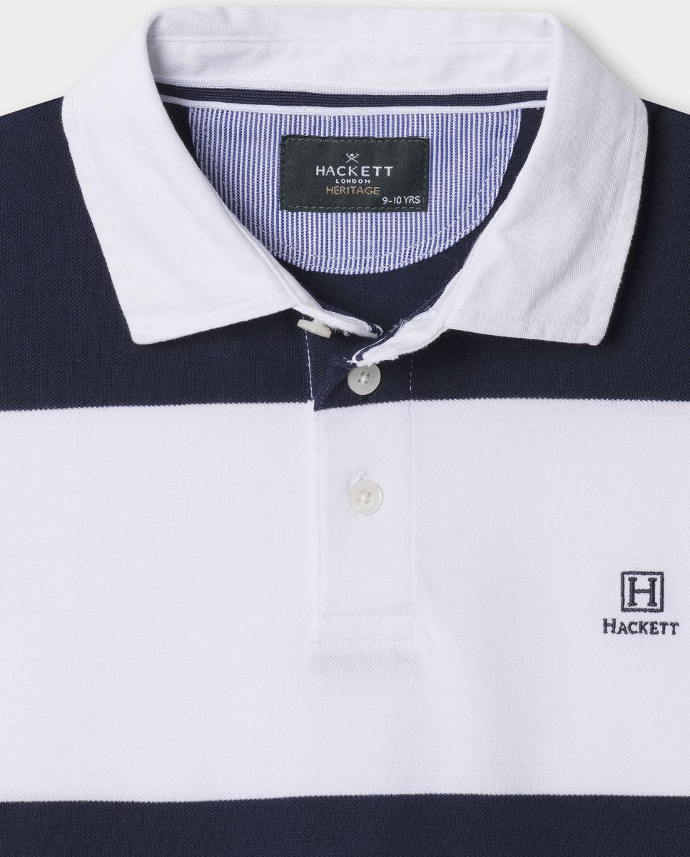 Polo às Riscas Heritage Rugby Multicolor-3