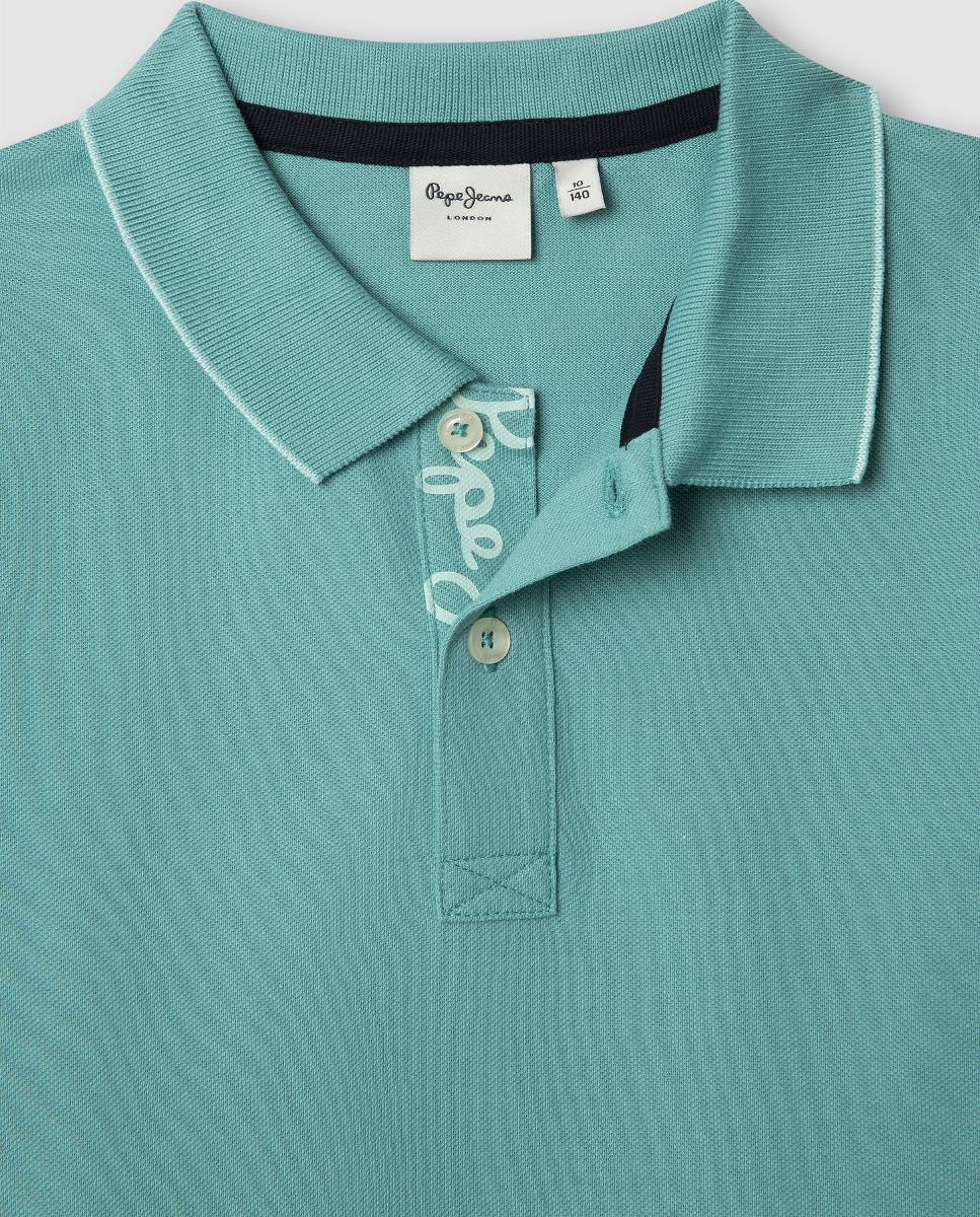 Polo Hayden Pepe Jeans Verde Água-3