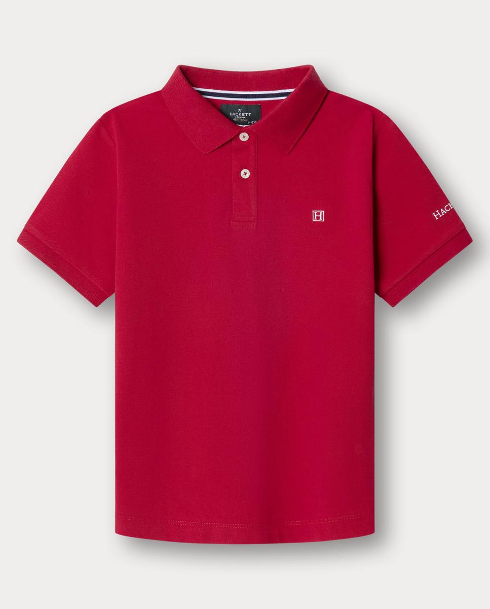 Polo Heritage Stripe Trim Hackett Vermelho-1