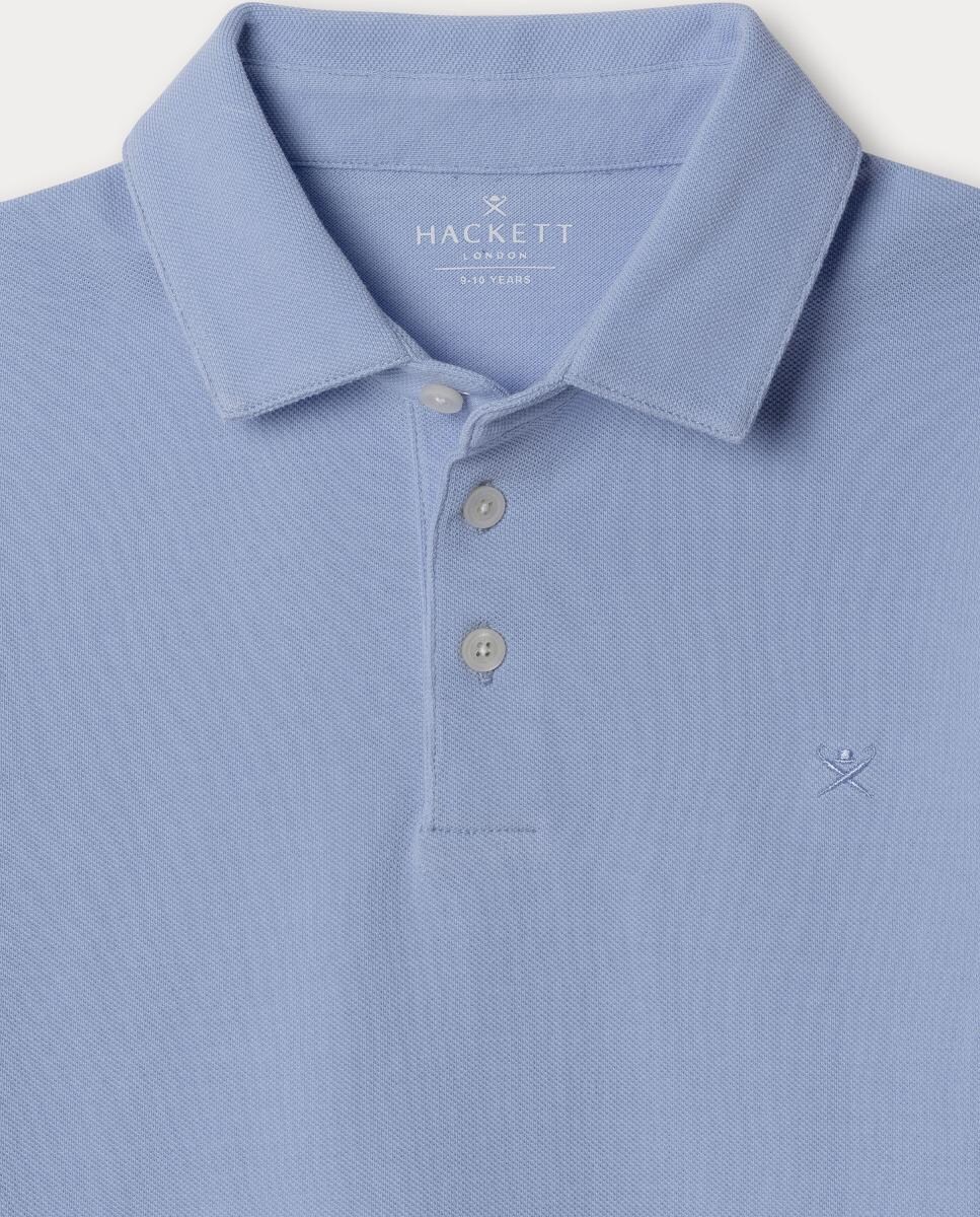 Polo Piqué Azul-3