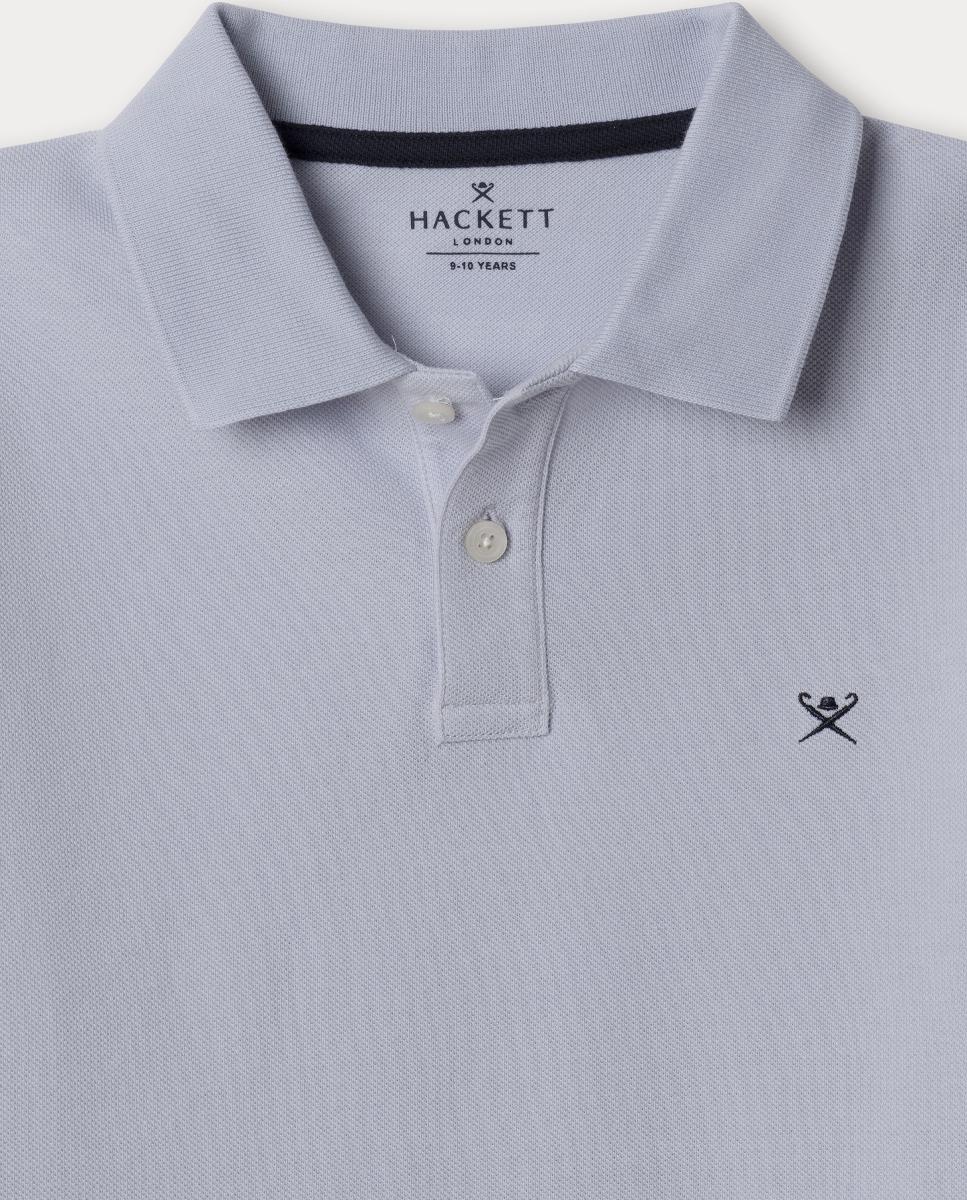 Polo Small Logo Hackett Cinzento-claro-3