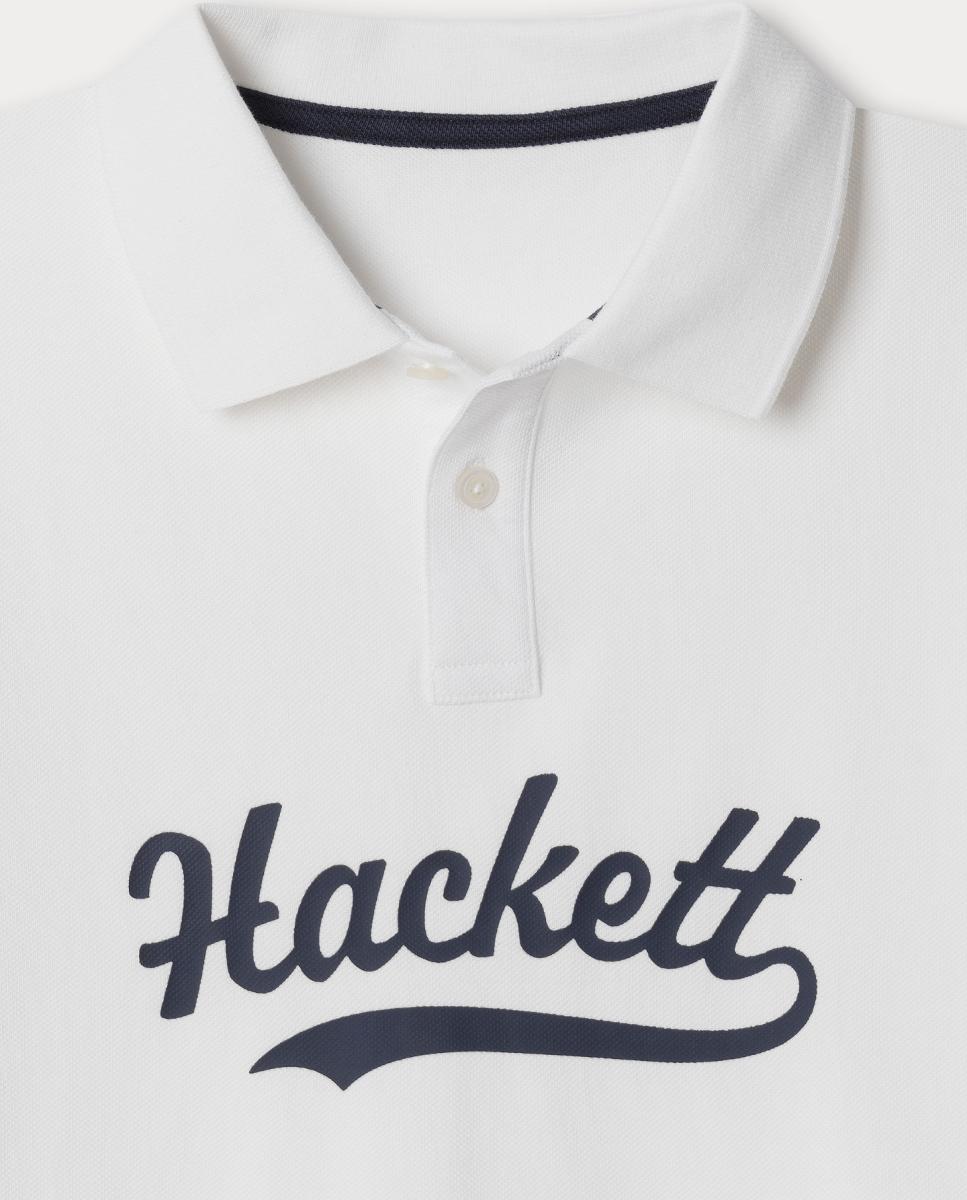 Polo Logo Hackett Branco-3