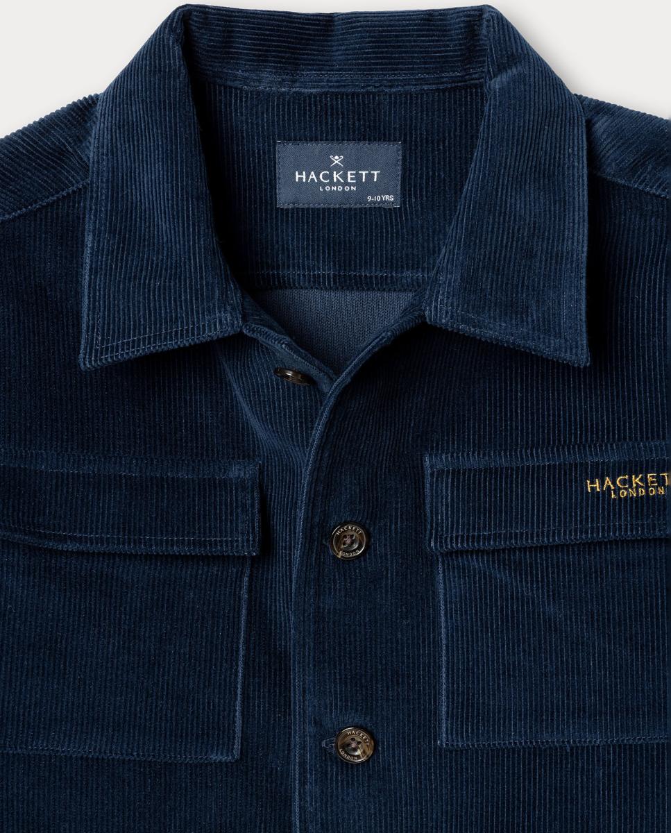 Sobrecamisa de Bombazina Azul-marinho-3
