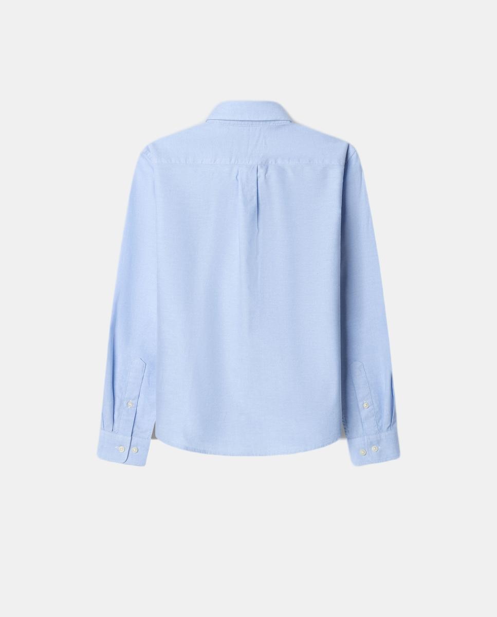 Camisa oxford Azul-claro-2
