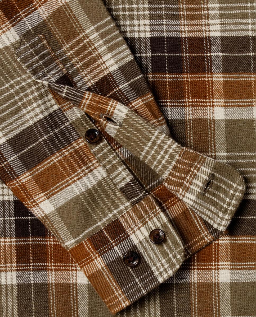 Camisa Clássica aos Quadrados Multicolor-4