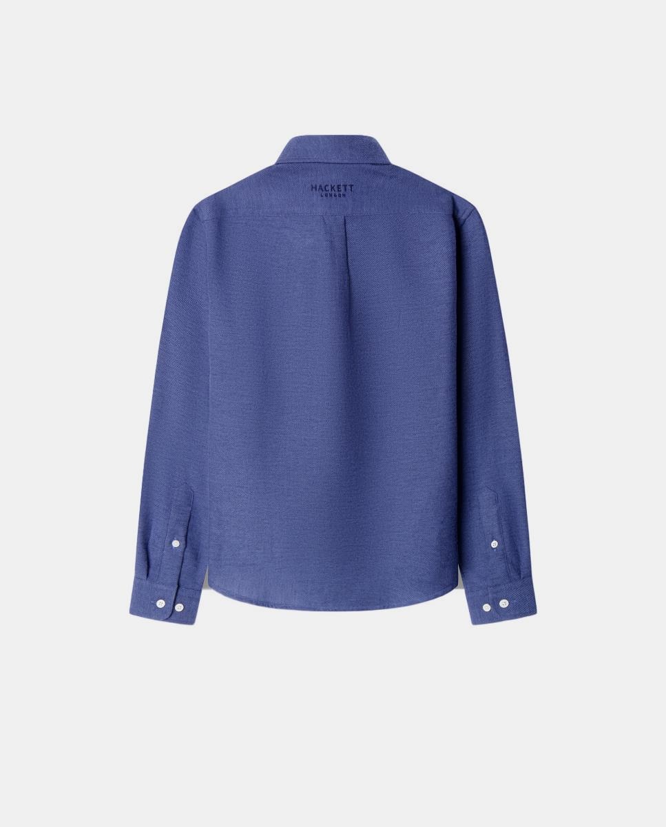 Camisa de franela de niño - Hackett - Azul Azul-2