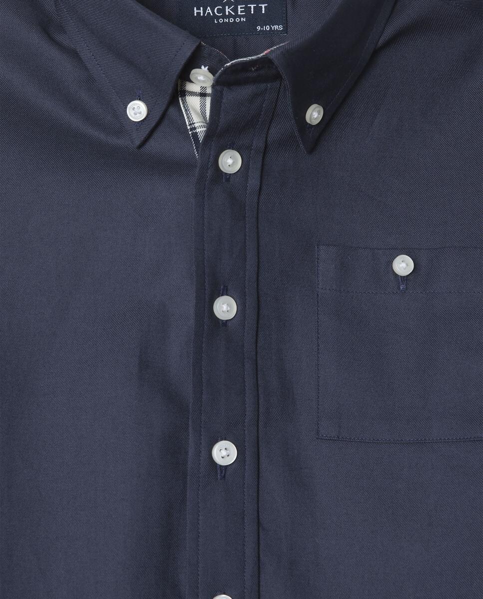 Camisa de rapaz Azul-marinho-3