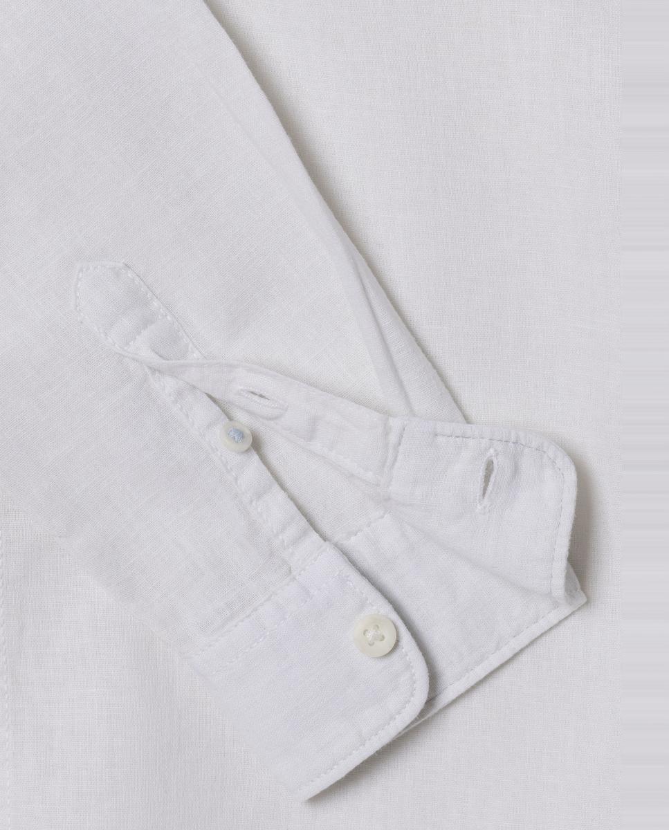 Camisa de Linho Daniel Pepe Jeans Branco-4