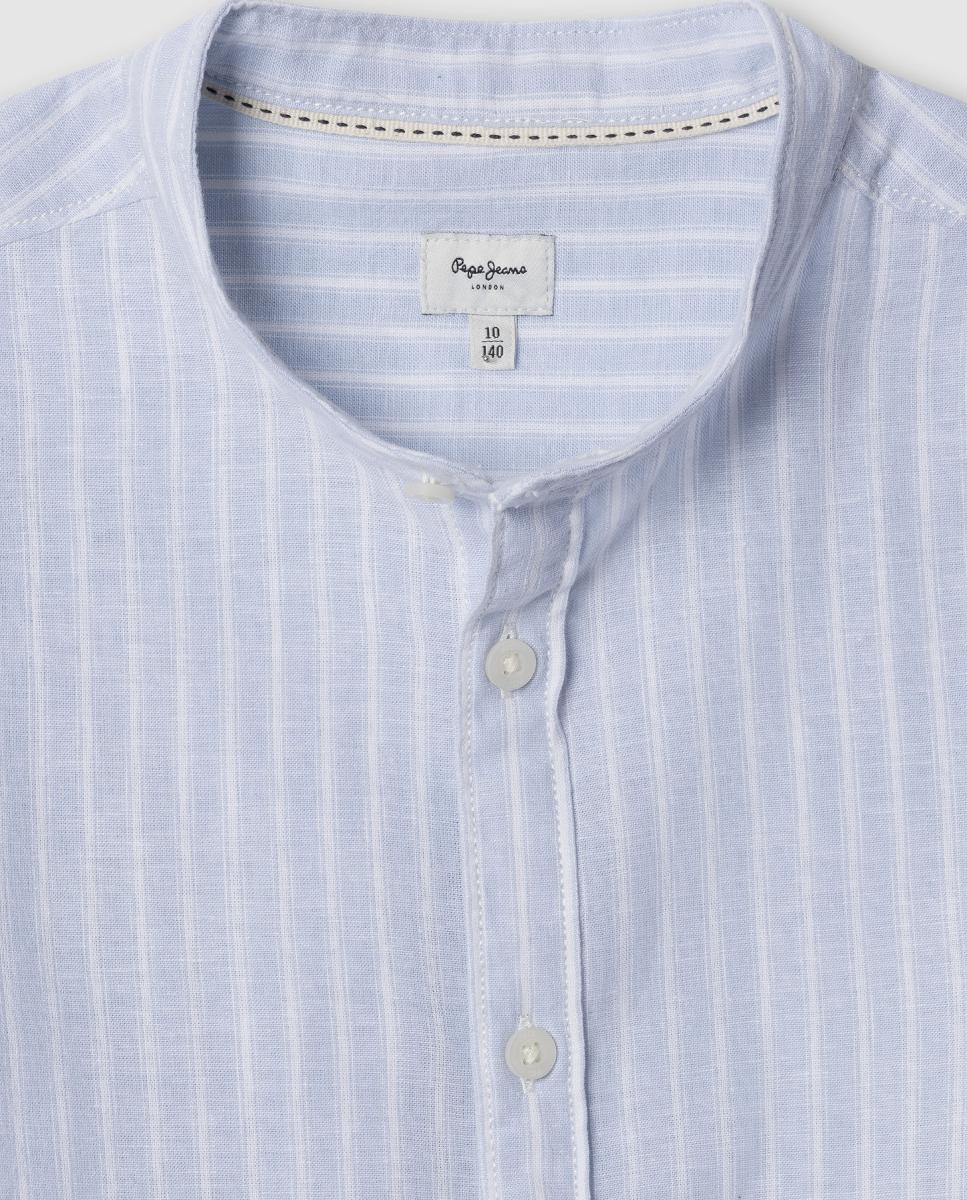 Camisa de Gola à Padre às Riscas James Pepe Jeans Multicolor-3