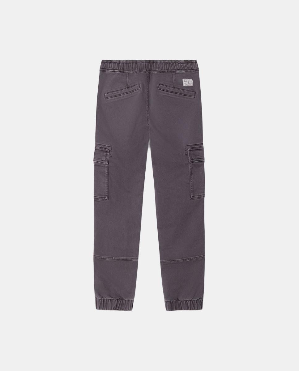 Pantalón cargo Julian de niño - Pepe Jeans - Gris oscuro Gris oscuro-2