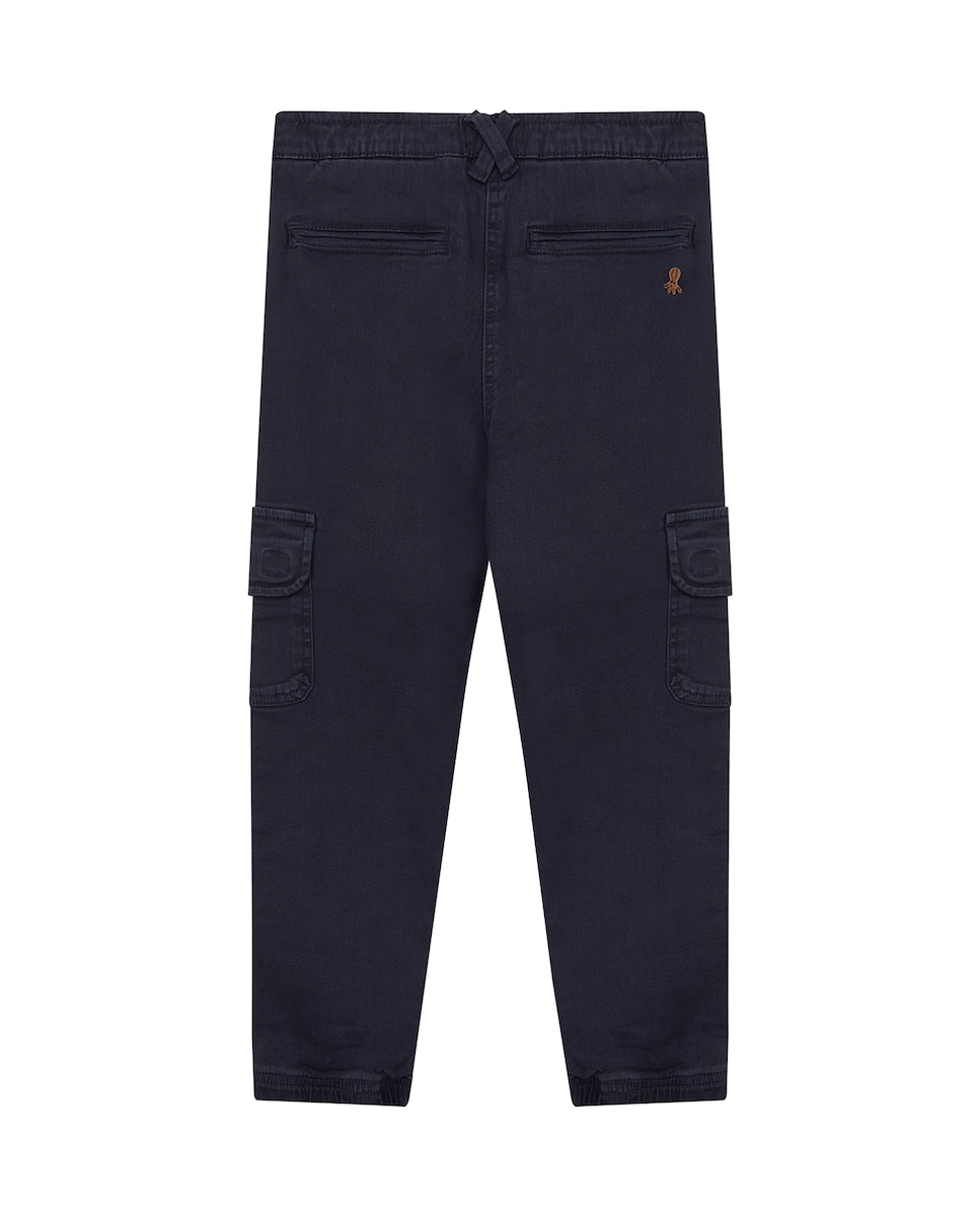 Calças Cargo Azul-marinho-2
