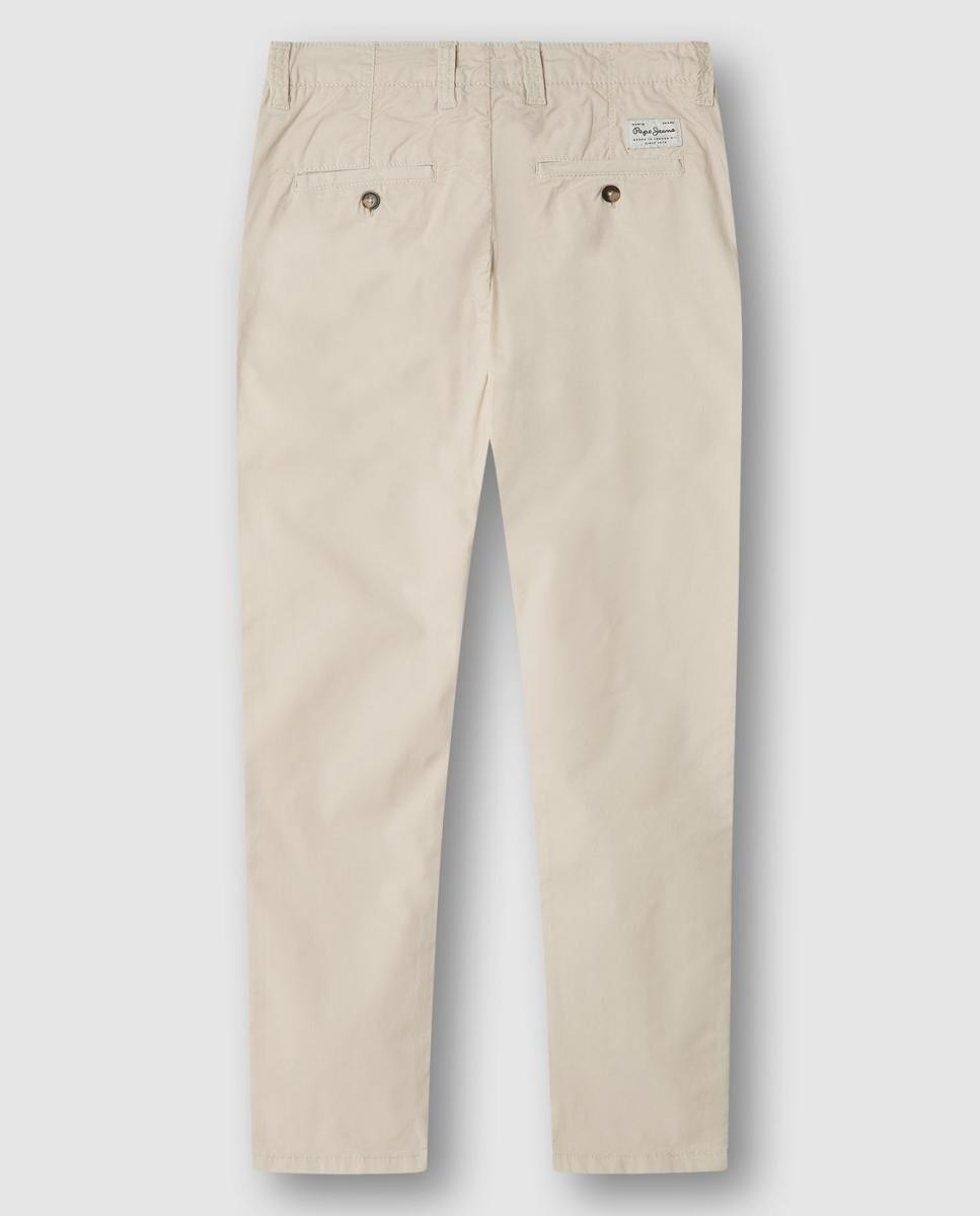 Calças Chino Alexander Pepe Jeans Bege-2