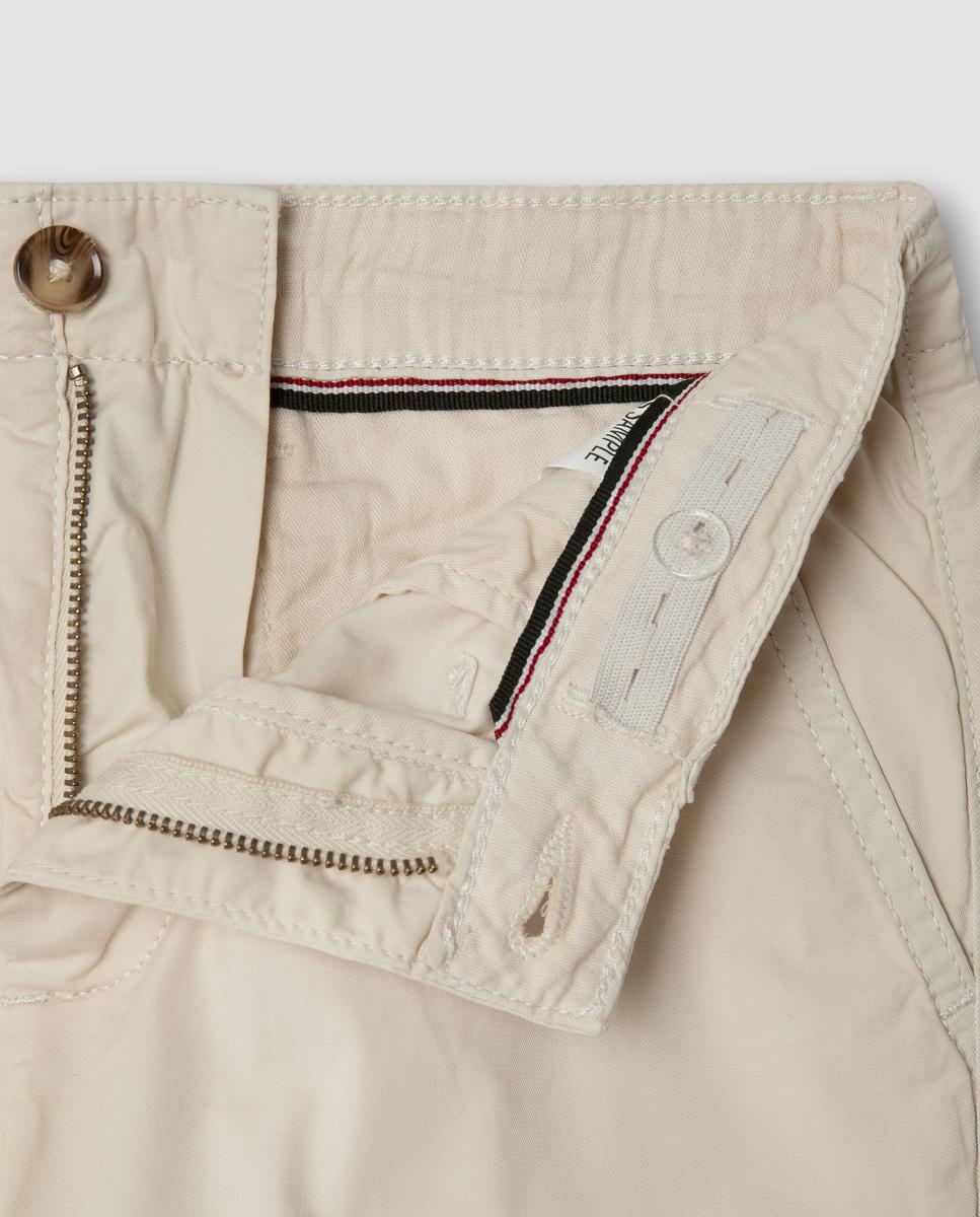 Calças Chino Alexander Pepe Jeans Bege-3