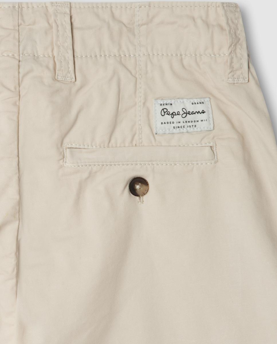 Calças Chino Alexander Pepe Jeans Bege-4