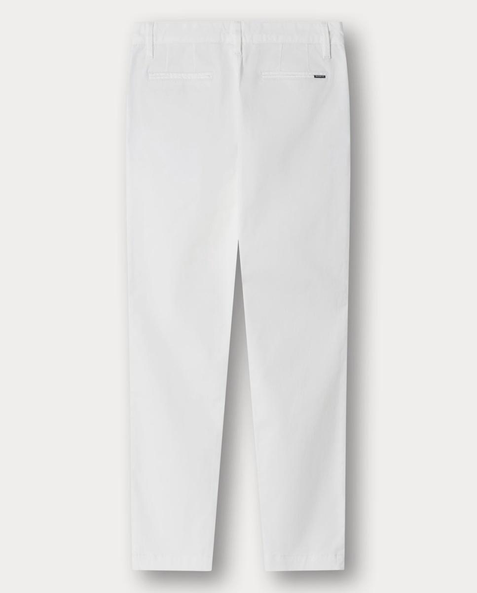 Calças Chino Clássicas Hackett Branco-2